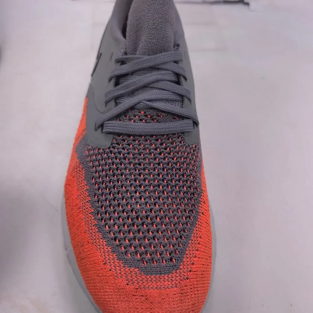 Nike Odyssey React Flyknit 2 Athletic Running Shoe Womens Size 8 AH1016-004 Gray